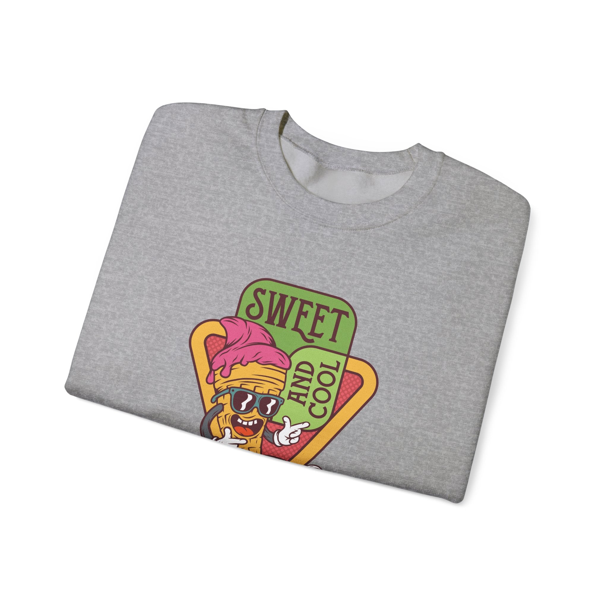 Sweet And Cool Ice Cream Unisex Heavy Blend Crewneck Sweatshirt