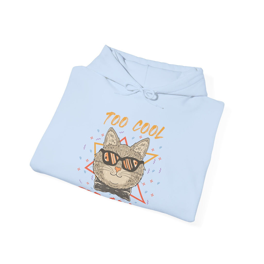 Too Cool For School Unisex Heavy Blend Hooded Sweatshirt for Ultimate Comfort