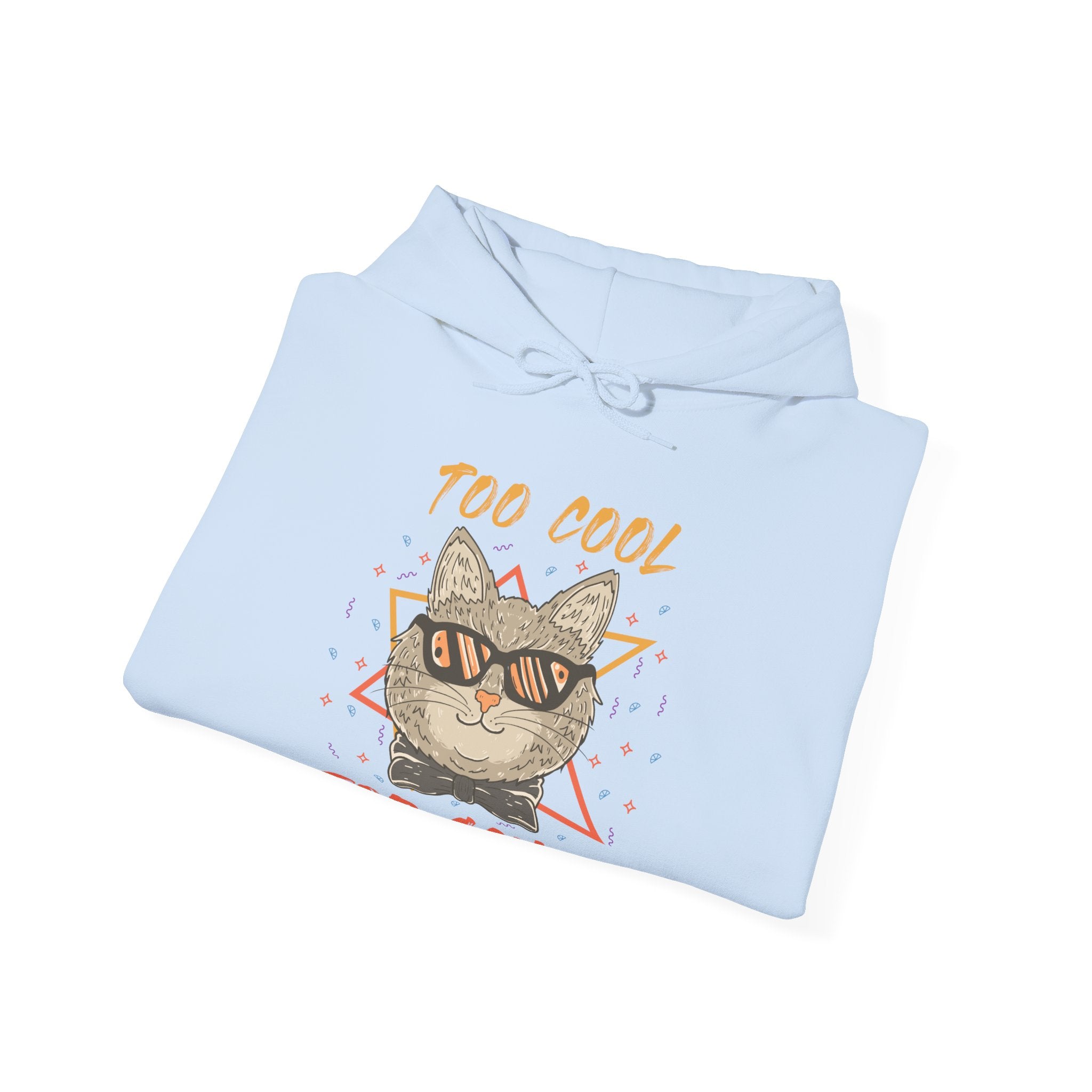 Too Cool For School Unisex Heavy Blend Hooded Sweatshirt for Ultimate Comfort