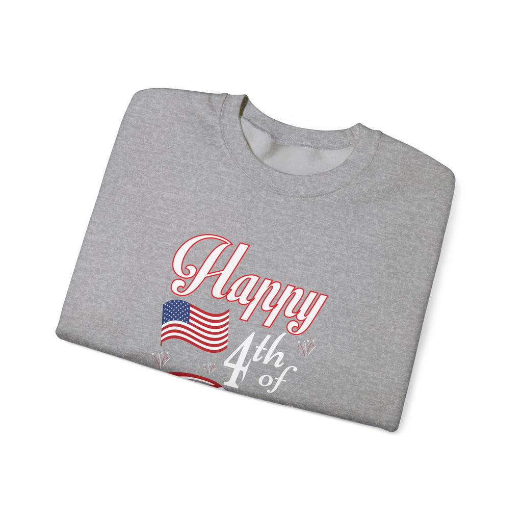 Happy 4th Of July Fireworks Unisex Heavy Blend Crewneck Sweatshirt
