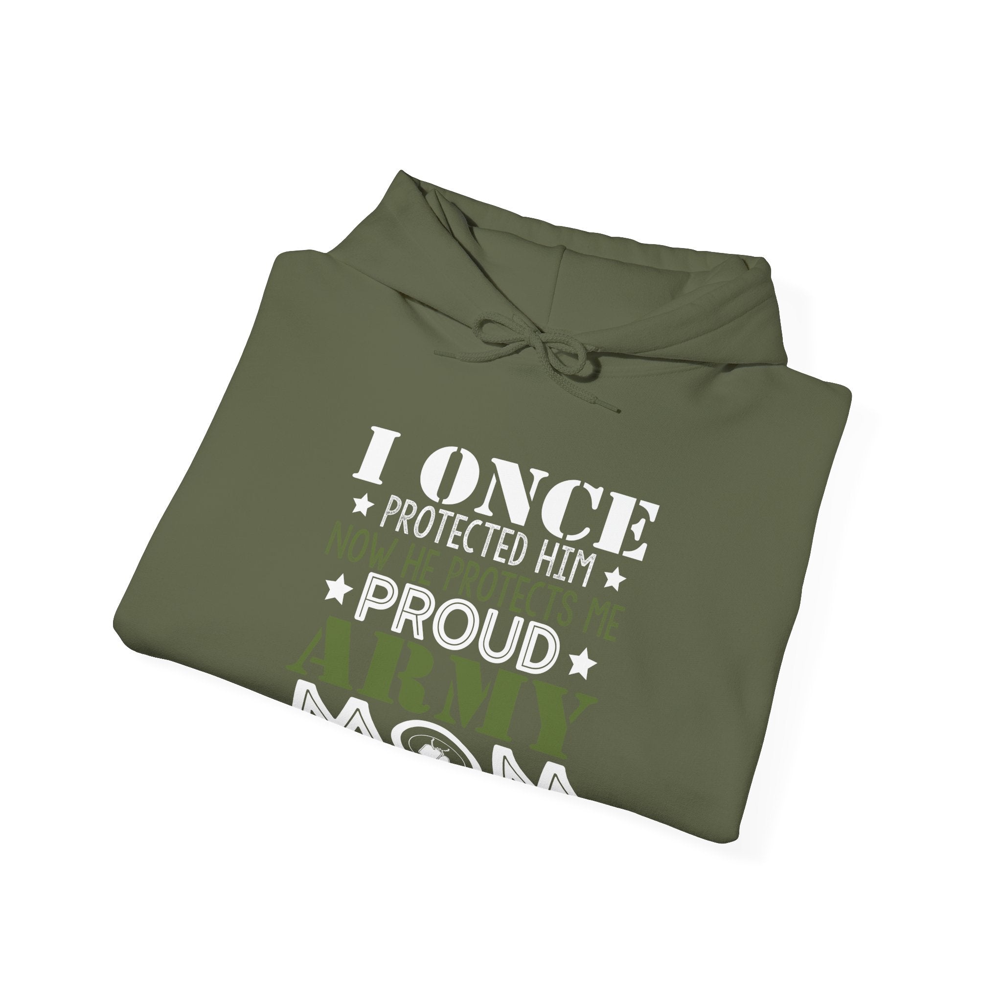 Proud Army Mom Unisex Heavy Blend Hooded Sweatshirt for Cold Days