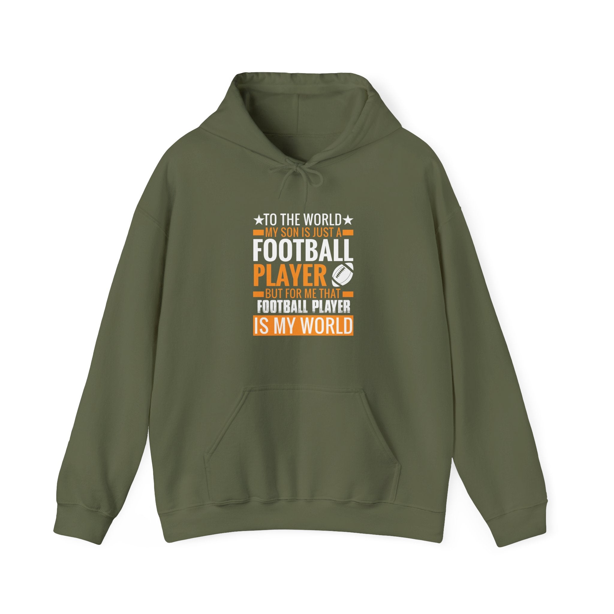 That Football Player Is My Whole World Unisex Heavy Blend Hooded Sweatshirt