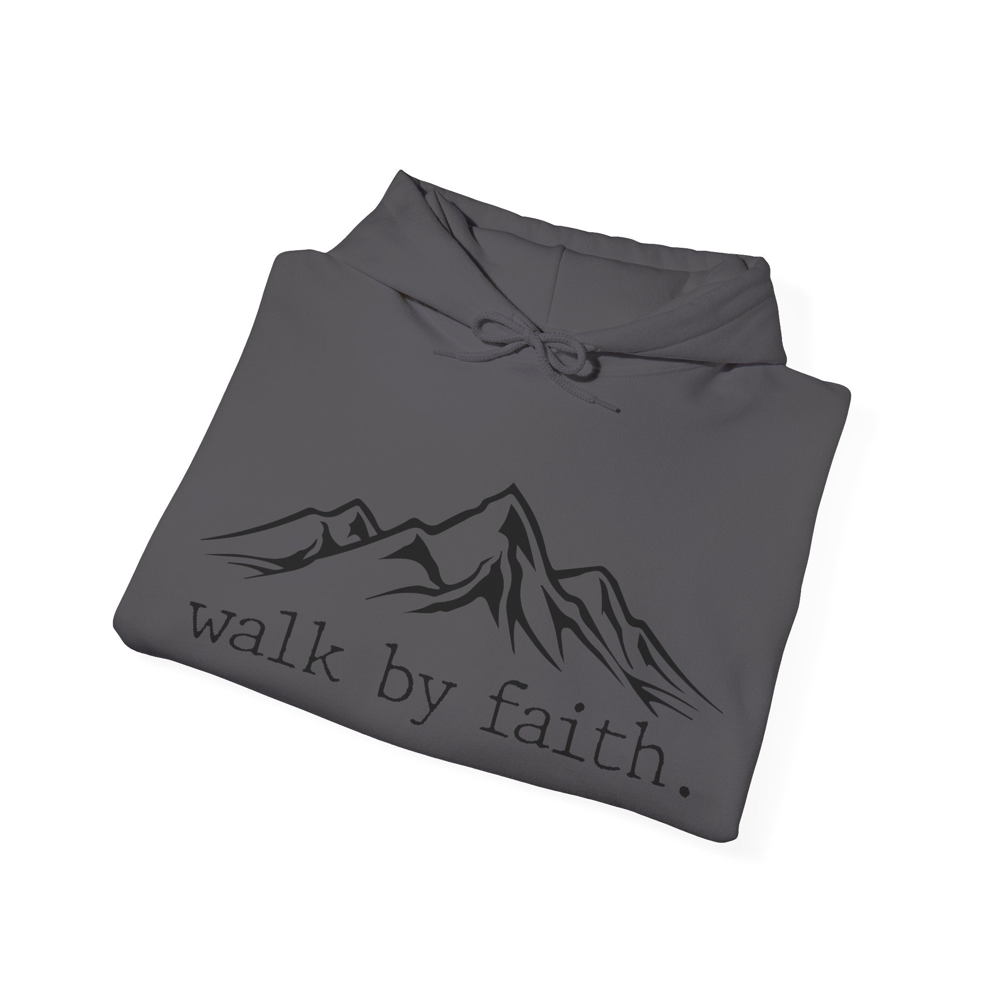 Walk By Faith Unisex Heavy Blend Hooded Sweatshirt for Ultimate Comfort and Warmth