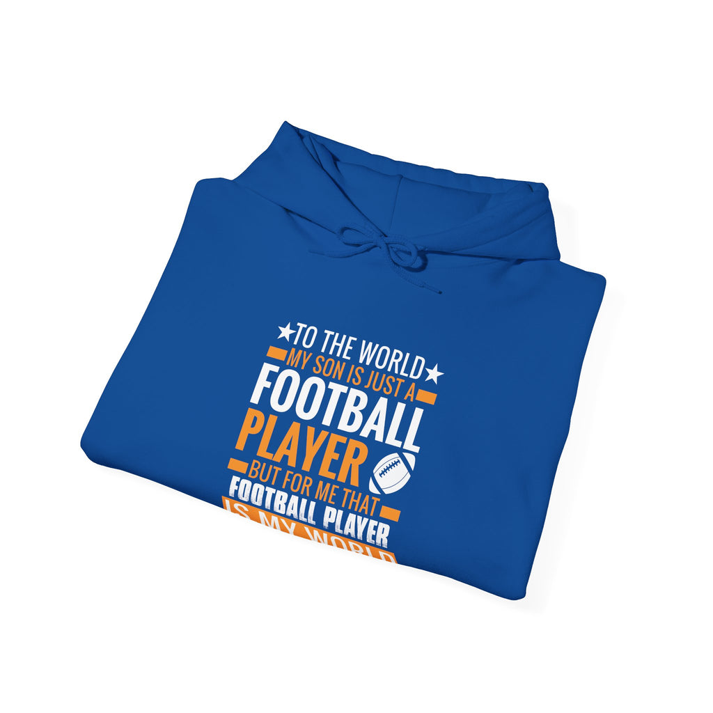 That Football Player Is My Whole World Unisex Heavy Blend Hooded Sweatshirt
