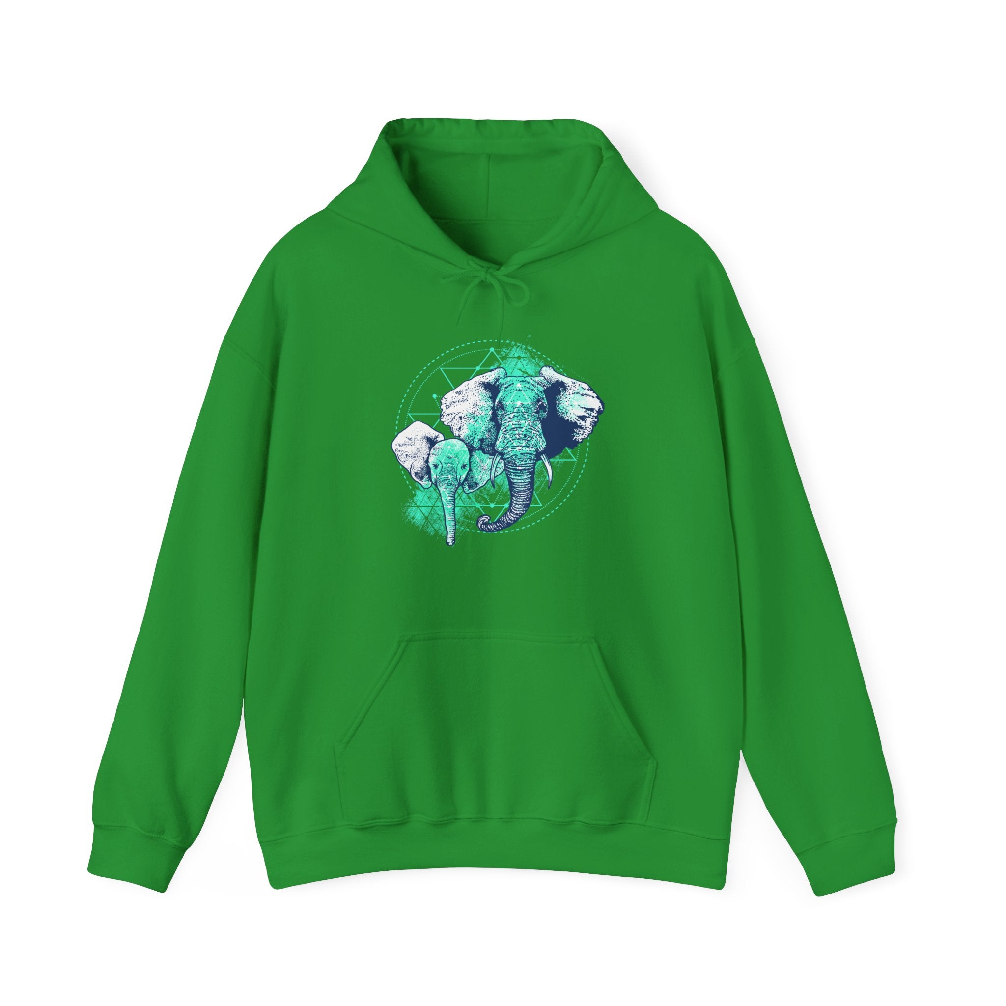 Elephant Unisex Heavy Blend Hooded Sweatshirt for Ultimate Comfort and Warmth