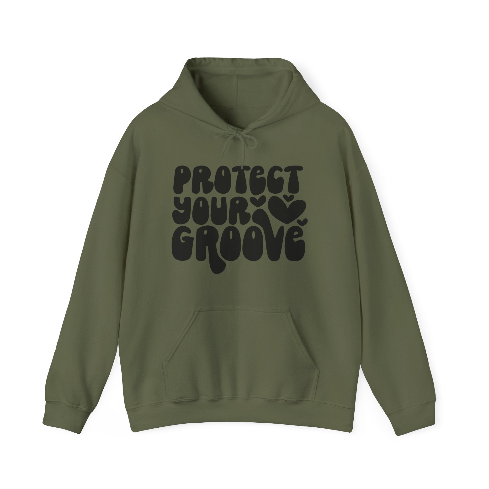 Protect Your Groove Unisex Heavy Blend Hooded Sweatshirt for Ultimate Comfort
