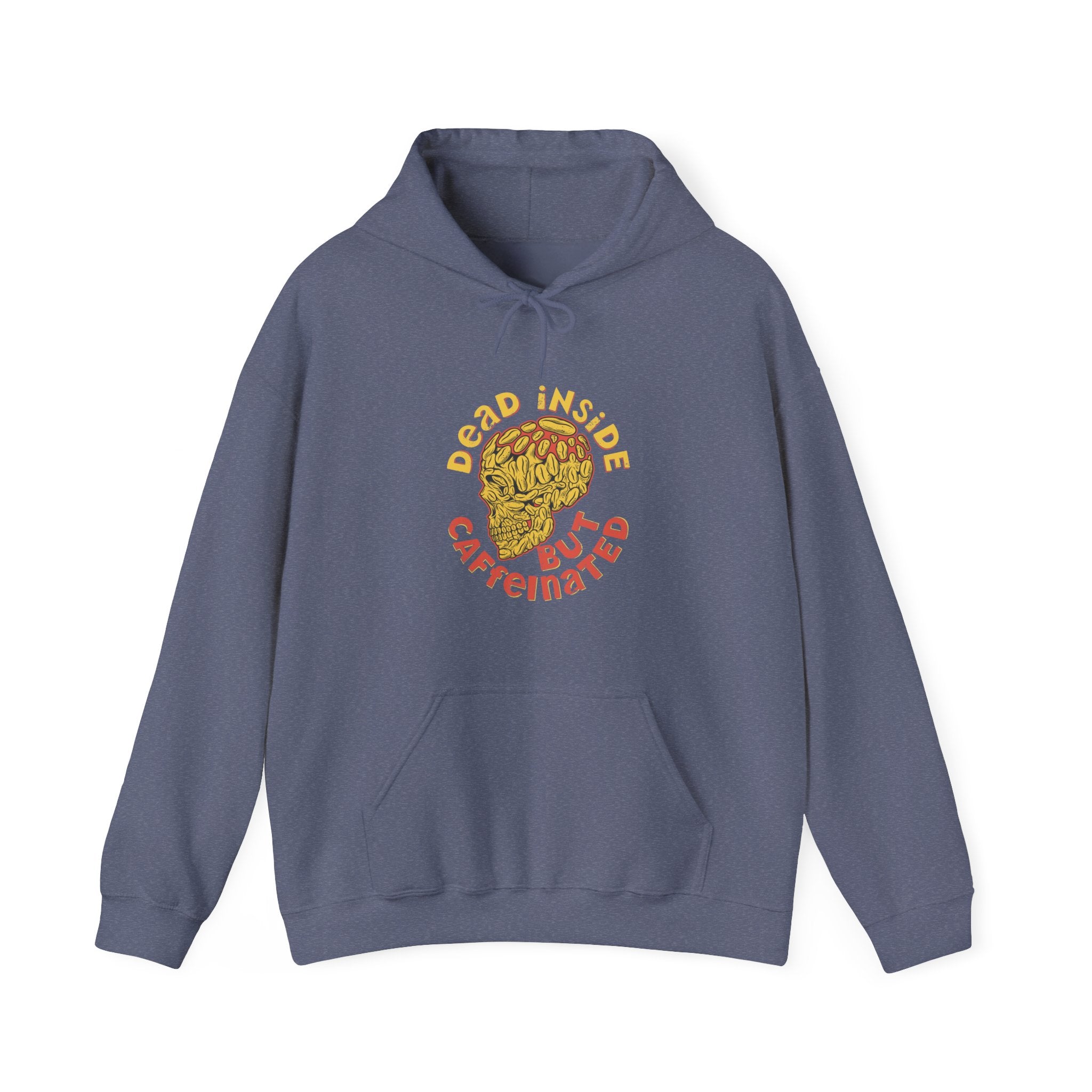 Dead Inside But Caffeinated Unisex Heavy Blend Hooded Sweatshirt