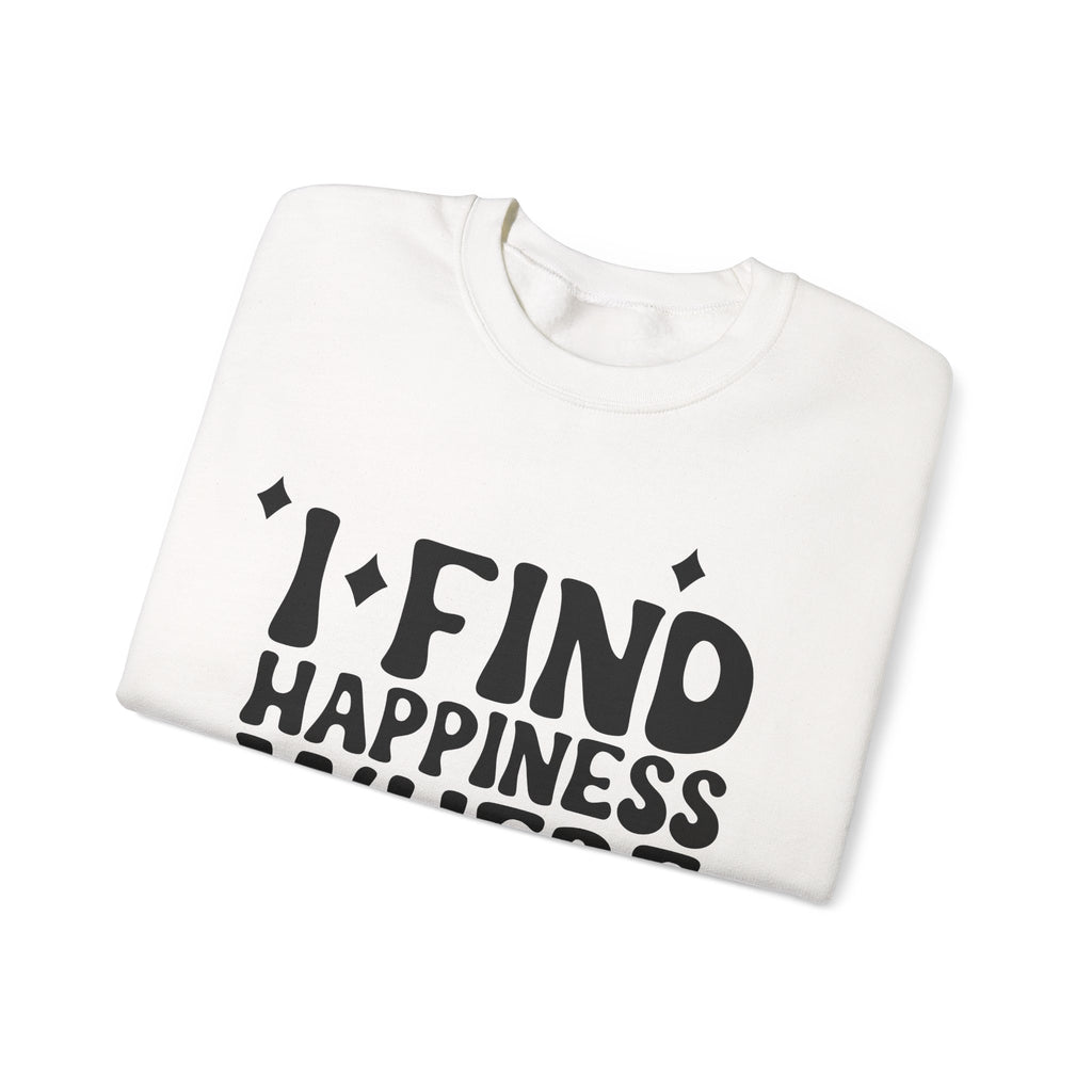 I Find Happiness Where The Sunshines Unisex Heavy Blend Crewneck Sweatshirt