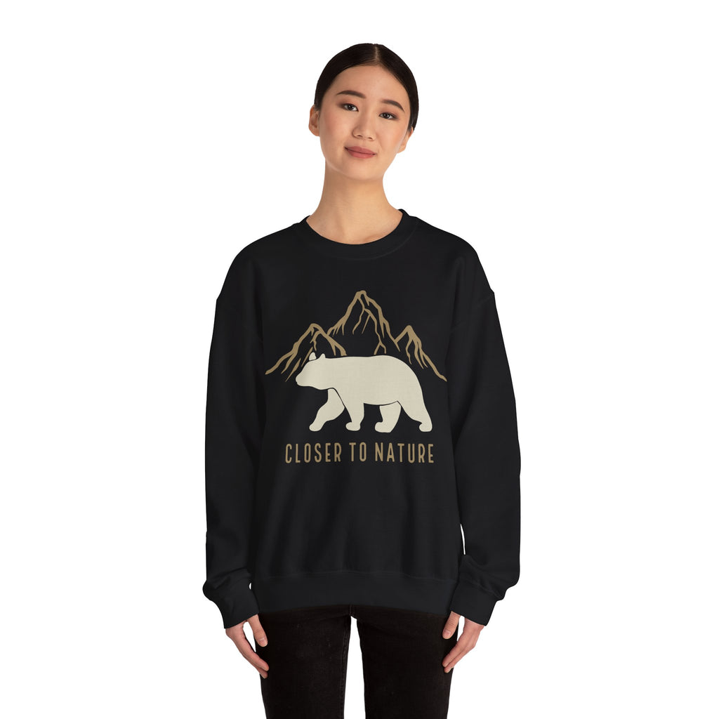 Closer To Nature Unisex Heavy Blend Crewneck Sweatshirt For Ultimate Comfort