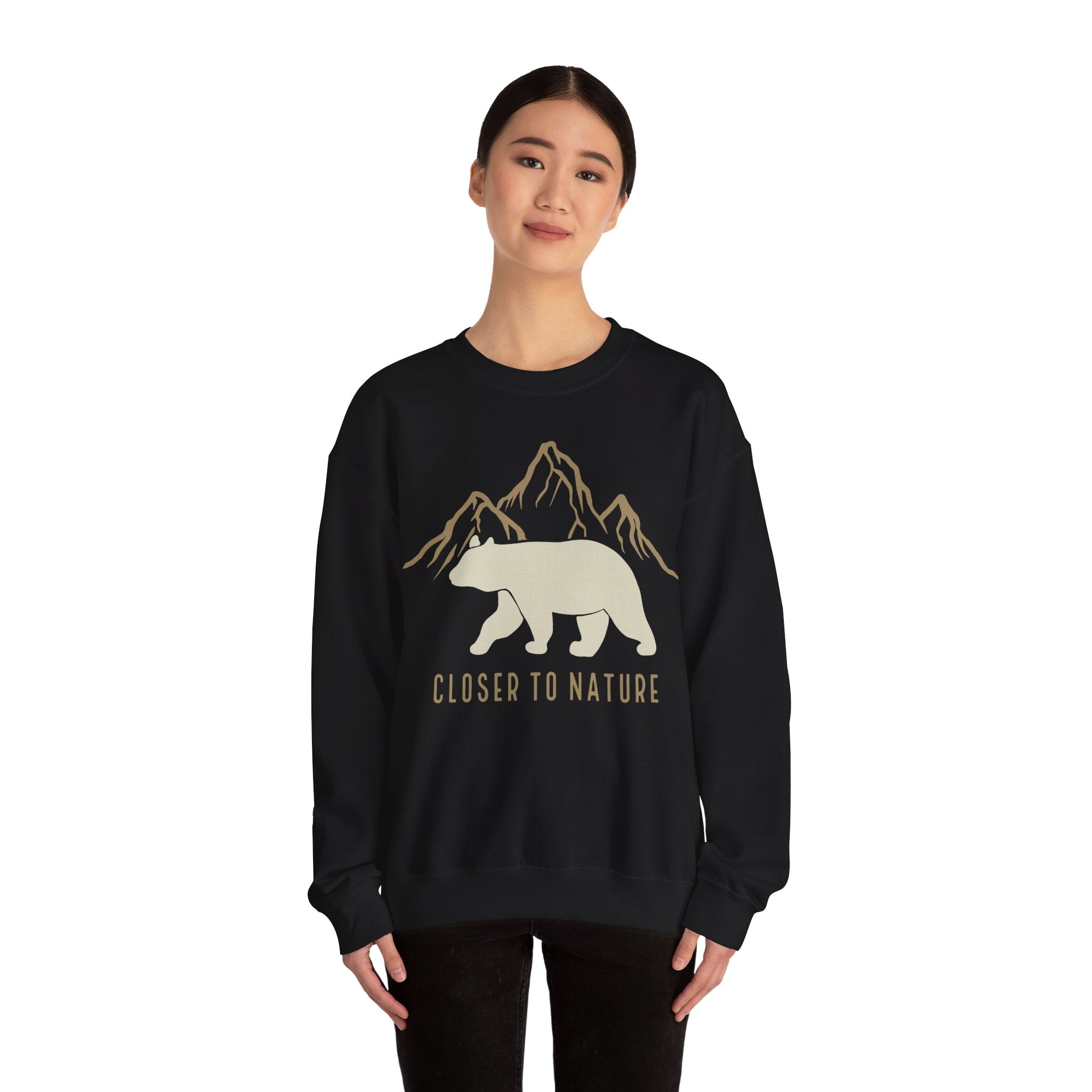Closer To Nature Unisex Heavy Blend Crewneck Sweatshirt For Ultimate Comfort